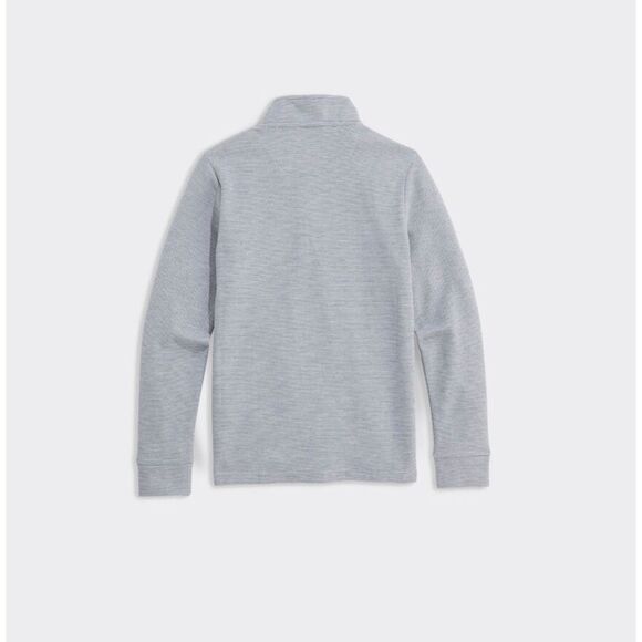 Vineyard Vines Saltwater 1/4-Zip Pullover Sweatshirt Grey 3T NWT‎ in packaging - Picture 2 of 8